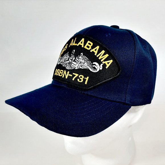 USS Alabama SSBN-731 Baseball Cap Hat Submarine Se - Picture 2 of 4